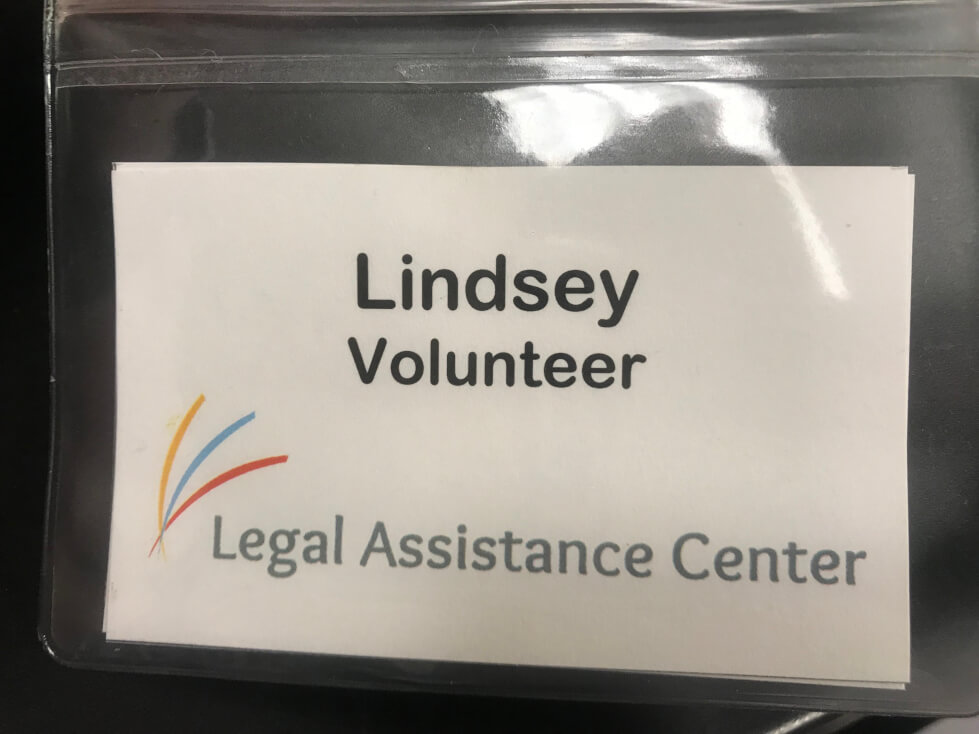 Legal Assistance Center Volunteer