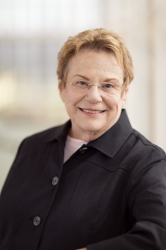 Lynn "Chick" Blue, vice president for Enrollment Development, will be honored for her longtime dedication to students and support for Grand Valley during a naming ceremony for the Lynn M. Blue Connection April 9.