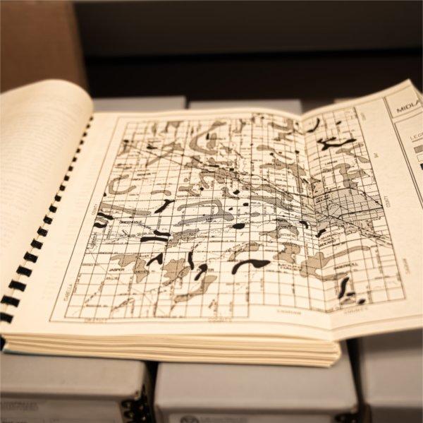 planning map in spiral bound book