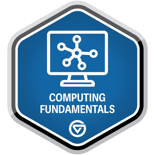 Computing Fundamentals graduate badge.
