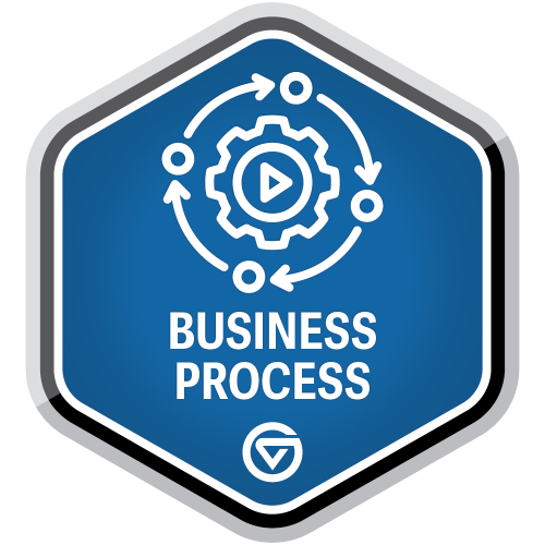 Business Process badge at GVSU.
