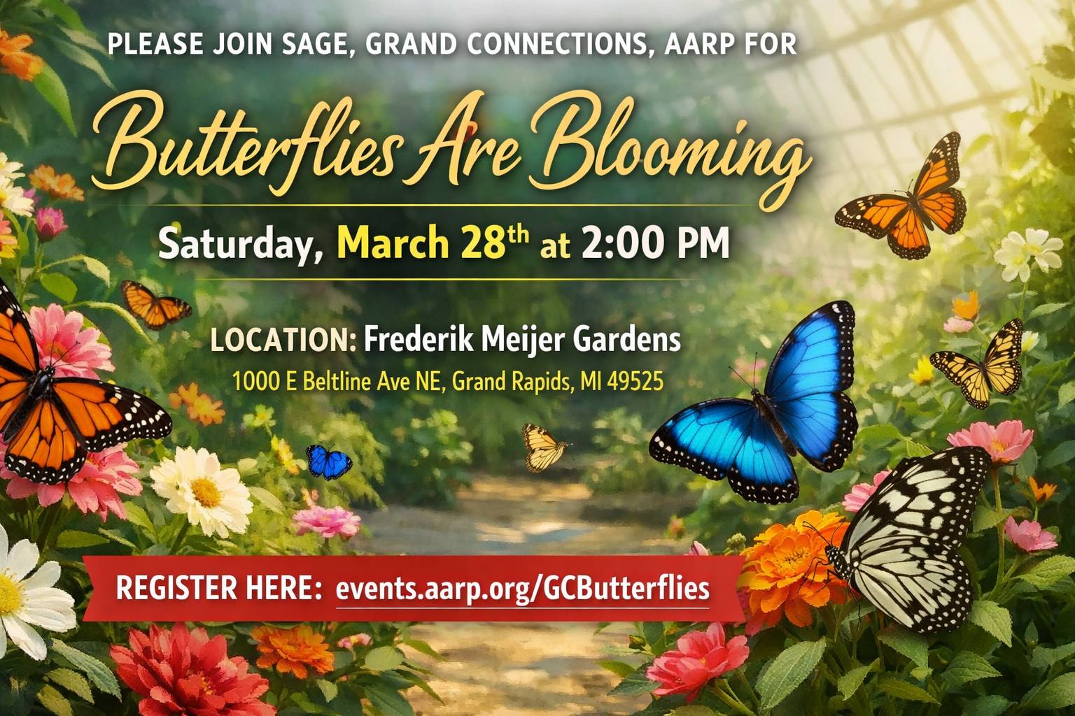 Butterflies are blooming Banner
