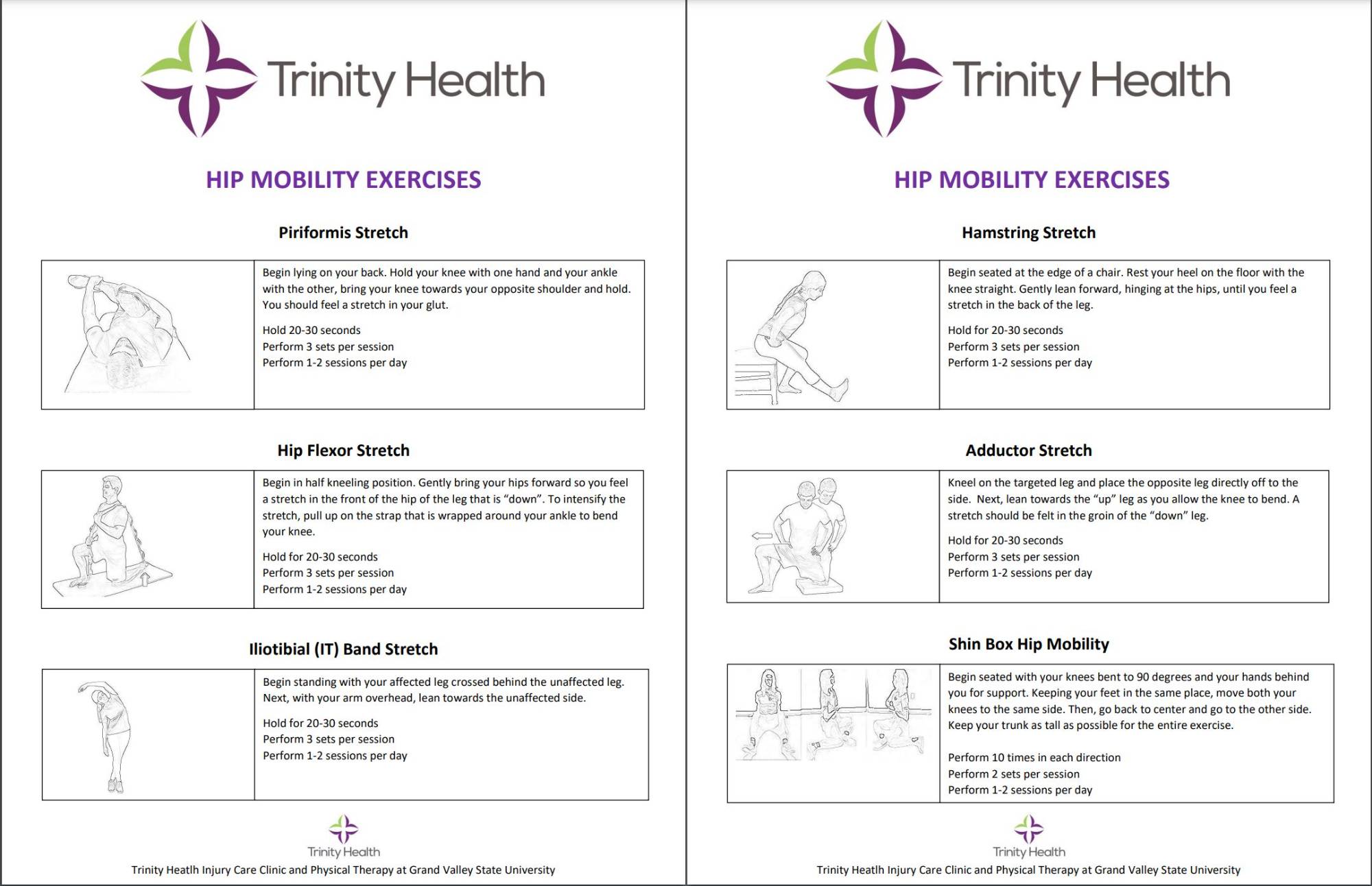 Physical Therapy Exercises For Hip Pain Pdf