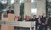 Photo from the dedication of the Cook-DeVos Center for Health Sciences