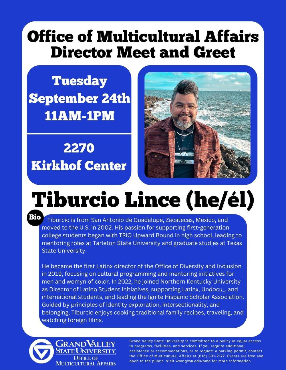 OMA director meet and greet