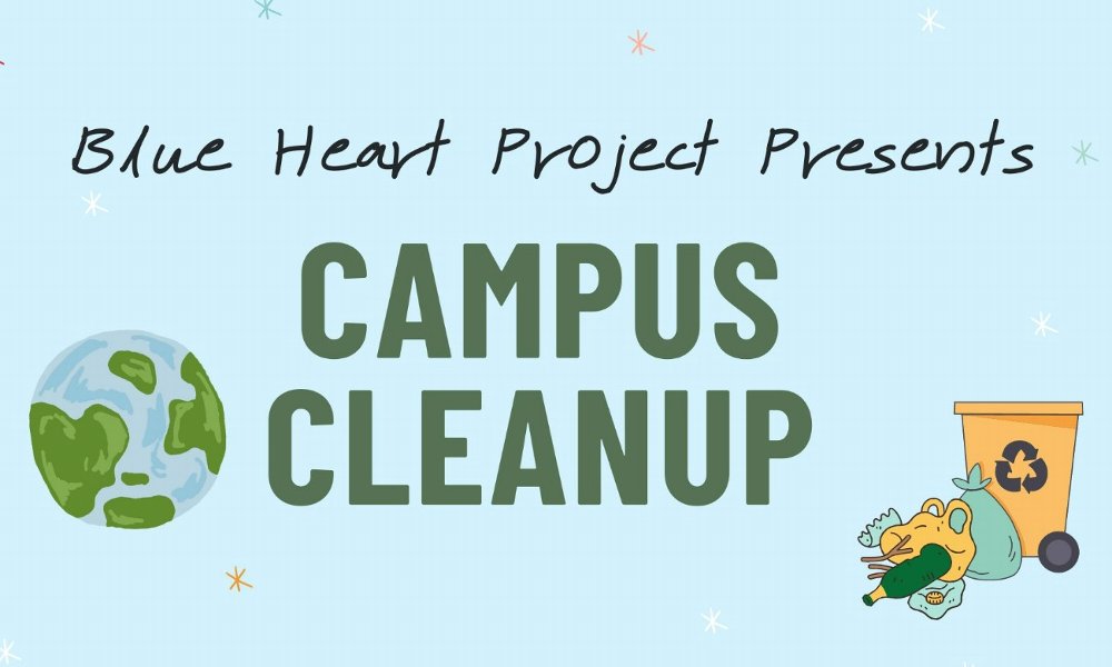 Project Blue Heart Campus Cleanup
