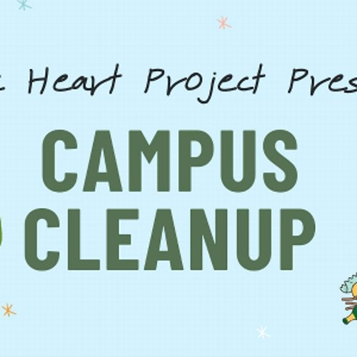 Project Blue Heart Campus Cleanup