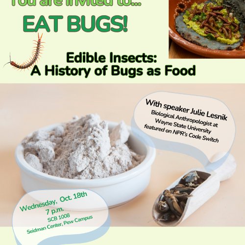 You are invited to eat bugs!