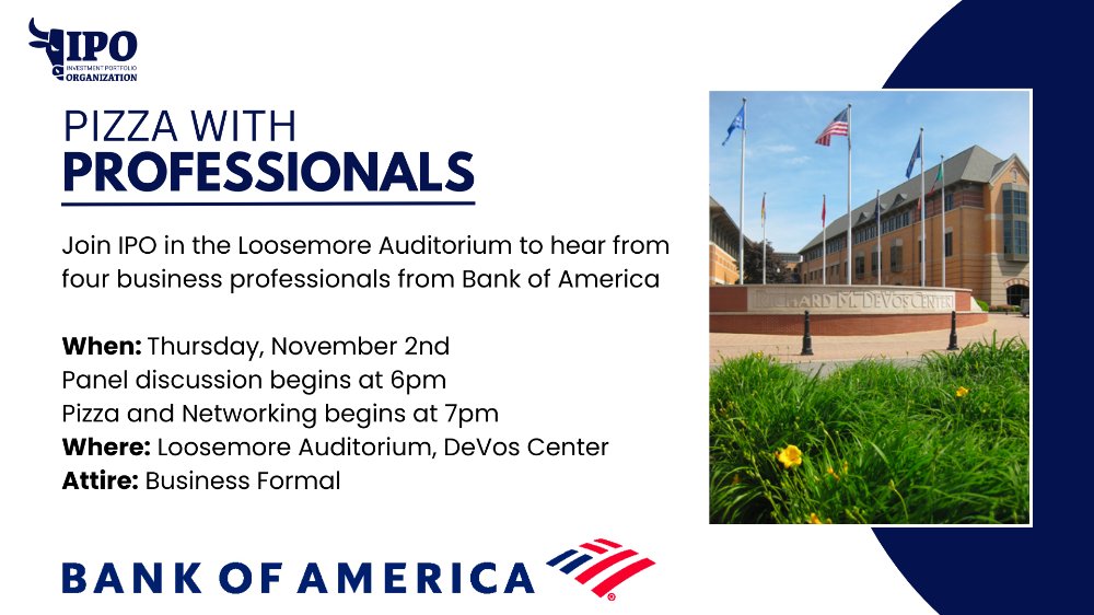 IPO - Pizza with Professionals