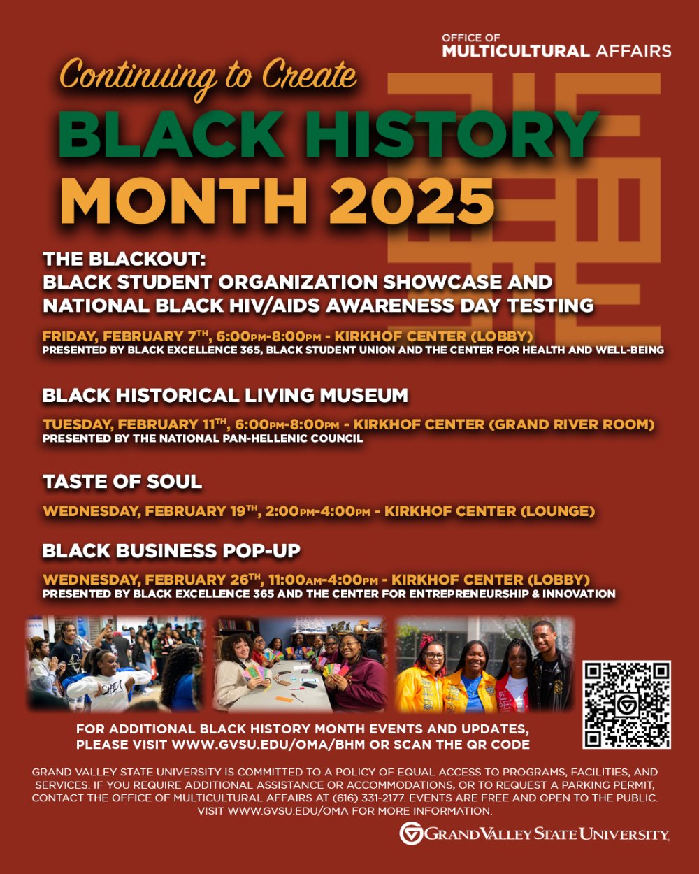 Black History Month 2025 schedule