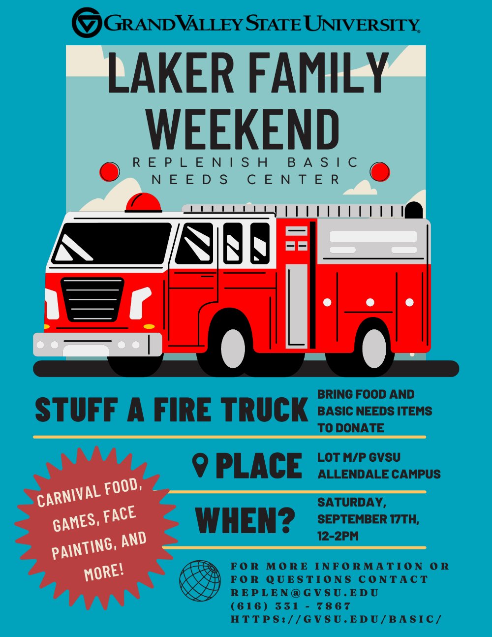 Stuff a fire truck 9/17 12:00 PM-2:00 PM