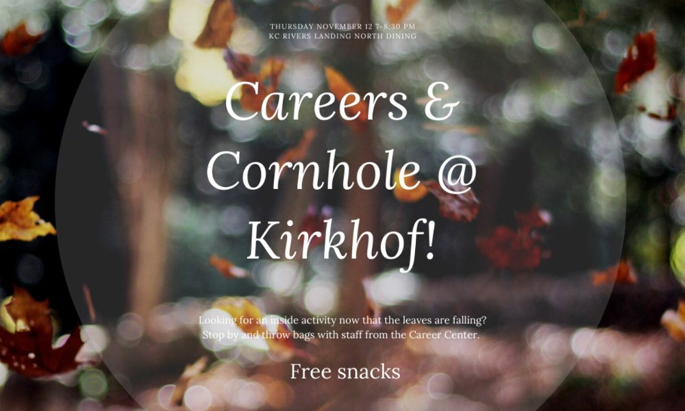 Careers and Cornhole