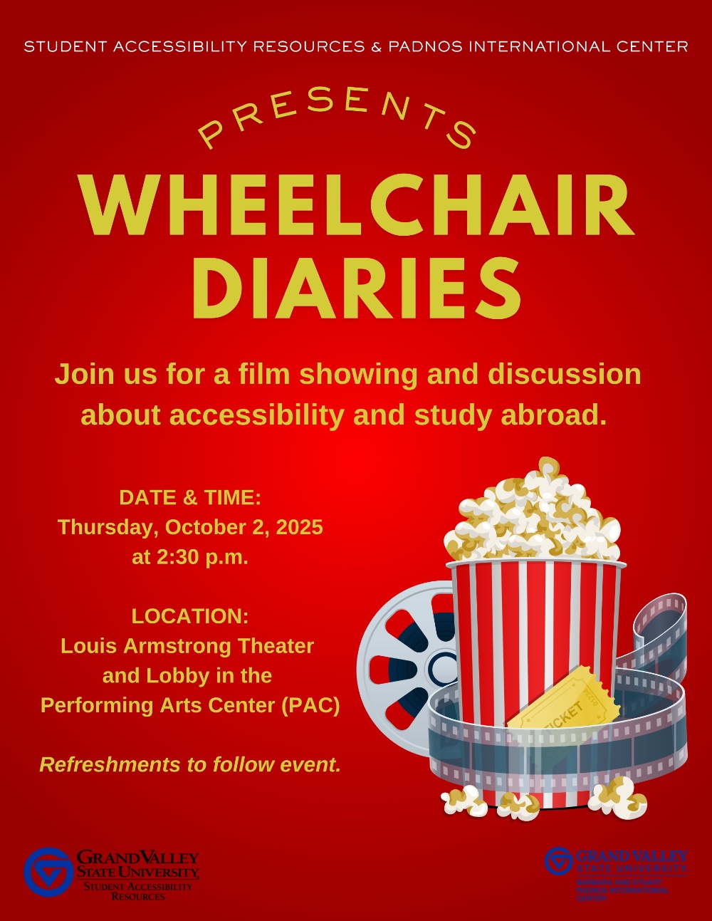 Wheelchair Diaries: Short Film and Discussion about Accessibility and Study Abroad
