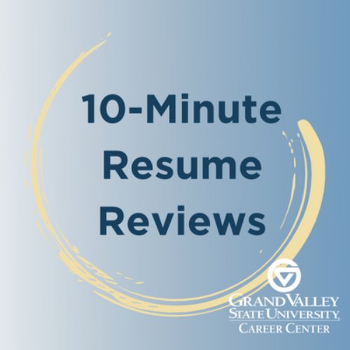 10-Minute Resume Reviews with Employer Partners