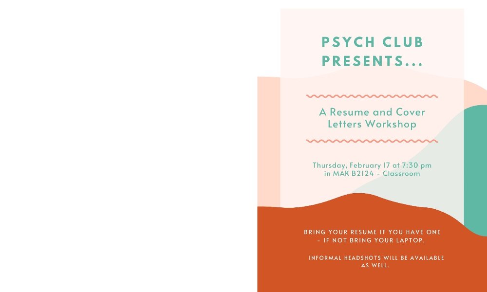 Resume and Cover Letter Workshop