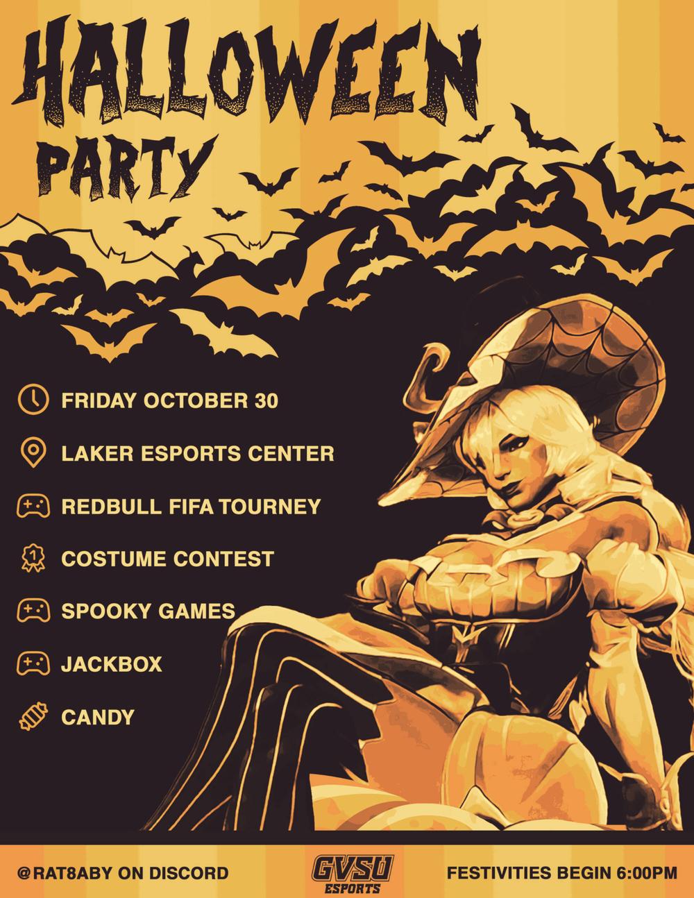 halloween party graphic