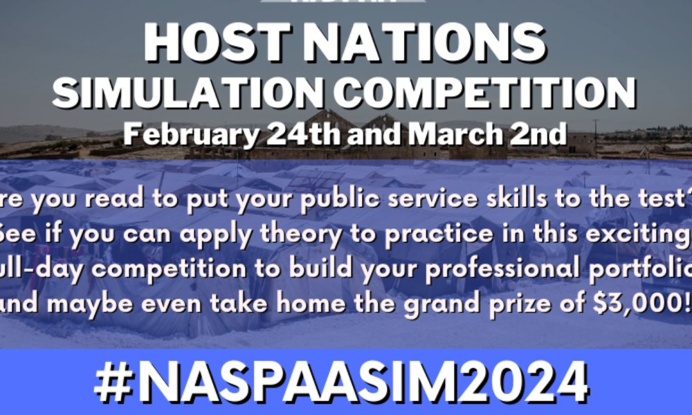 Graduate Student Refugee Policy Sim - NASPAA Batten Simulation Competition