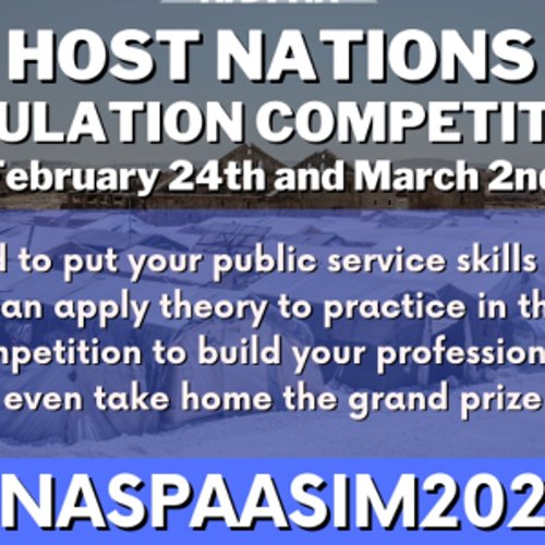 Graduate Student Refugee Policy Sim - NASPAA Batten Simulation Competition