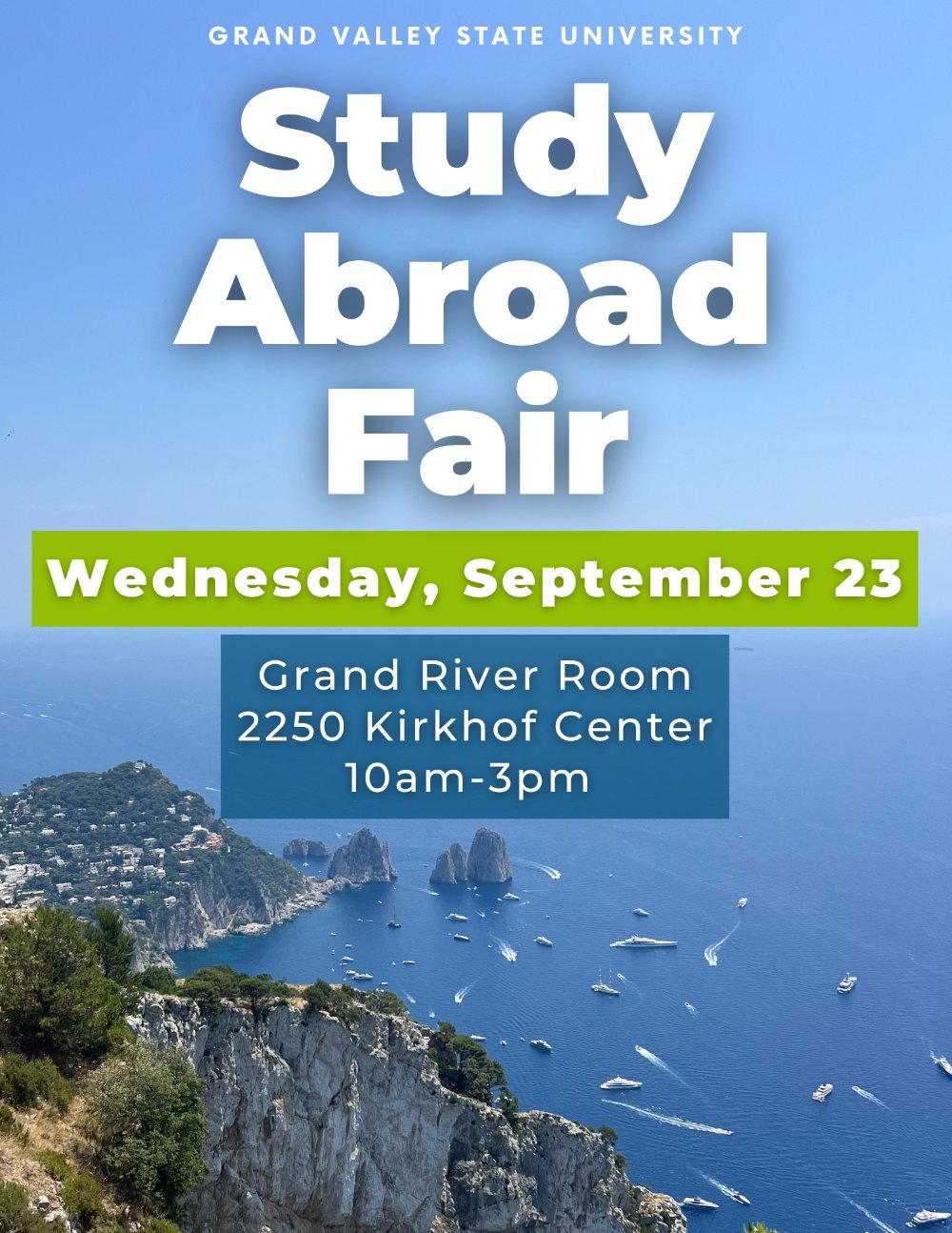 Flyer for Study Abroad Fair