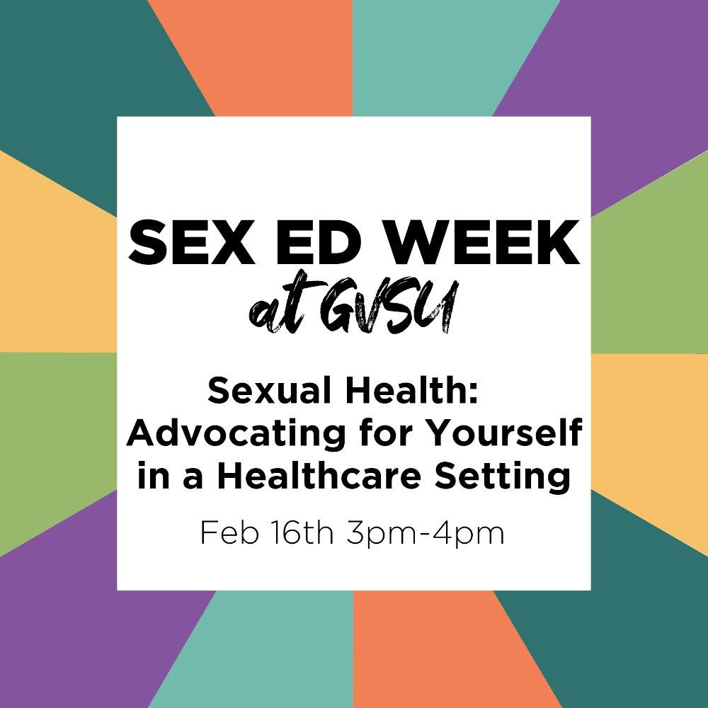 Sex Ed Week at GVSU