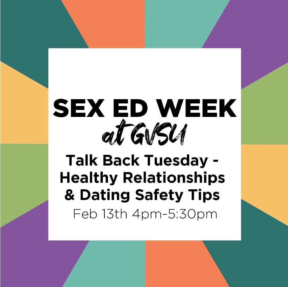 Sex Ed Week at GVSU