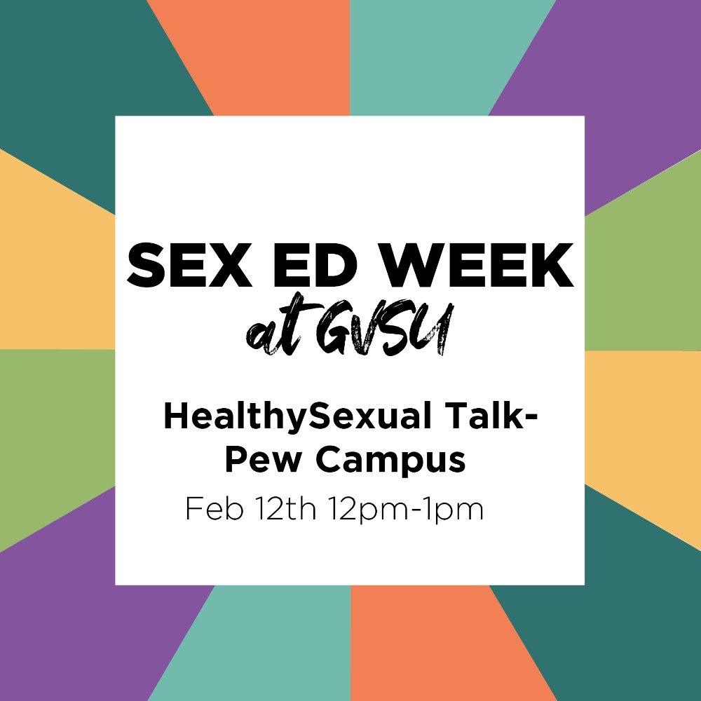 Sex Ed Week at GVSU