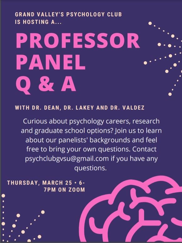 Professor Panel Q & A