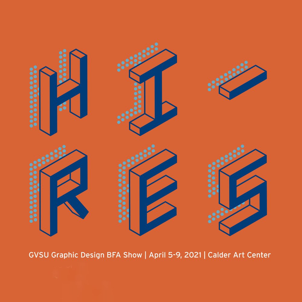 Graphic For Hi-Res Exhibition