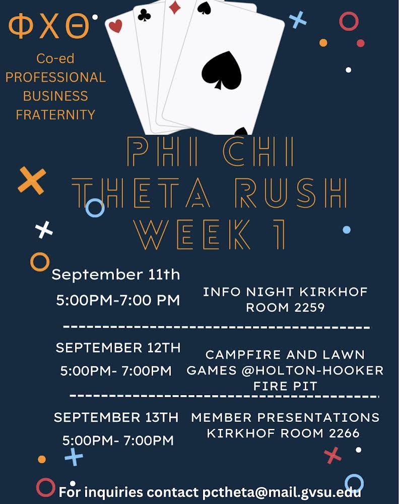 Phi Chi Theta: Rush Week 1
