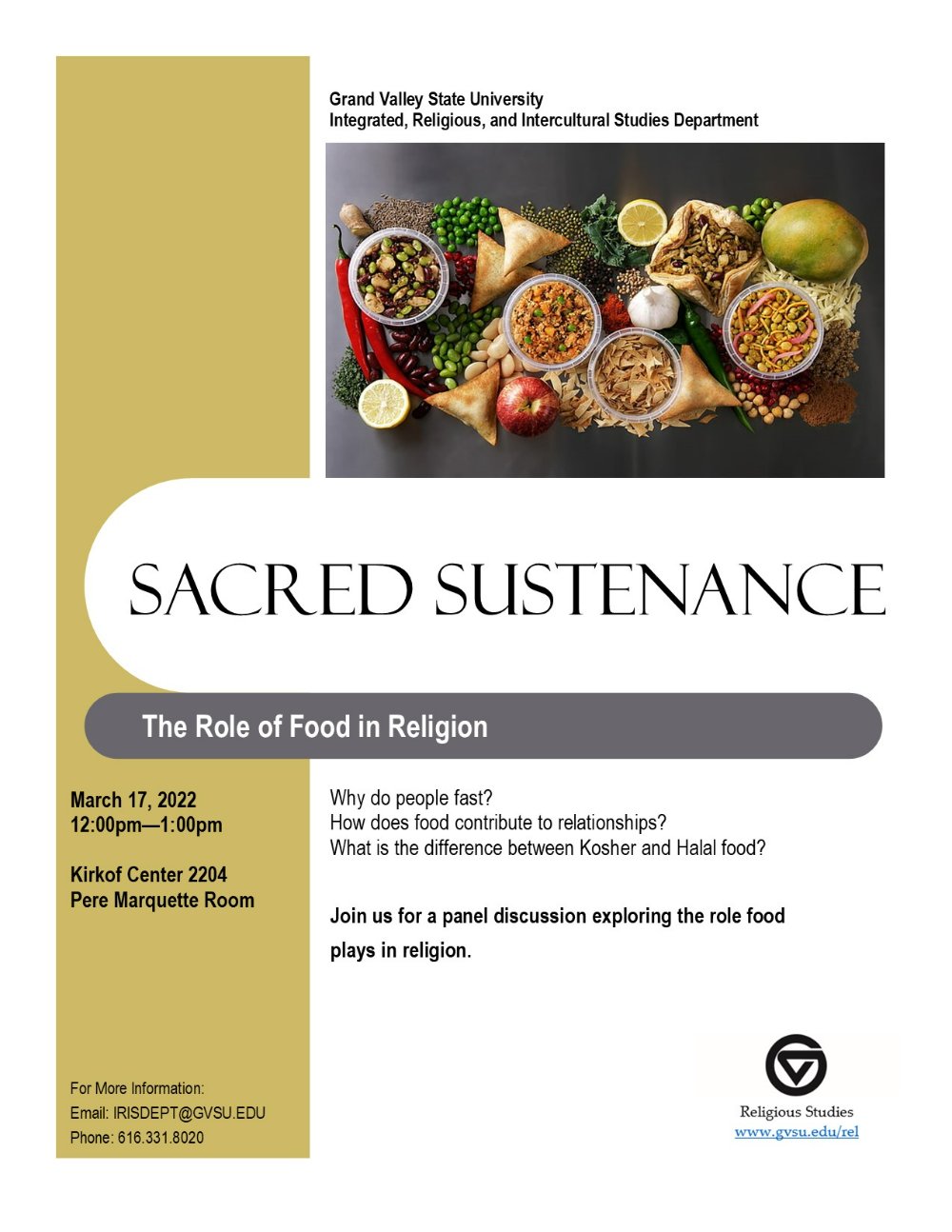 Sacred Sustenance Flyer
