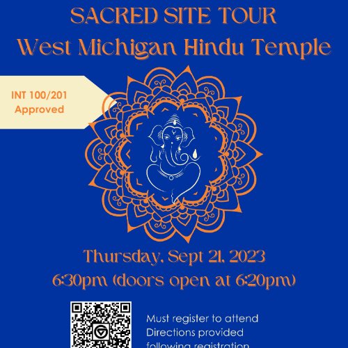 Hindu Temple Site Visit Flyer