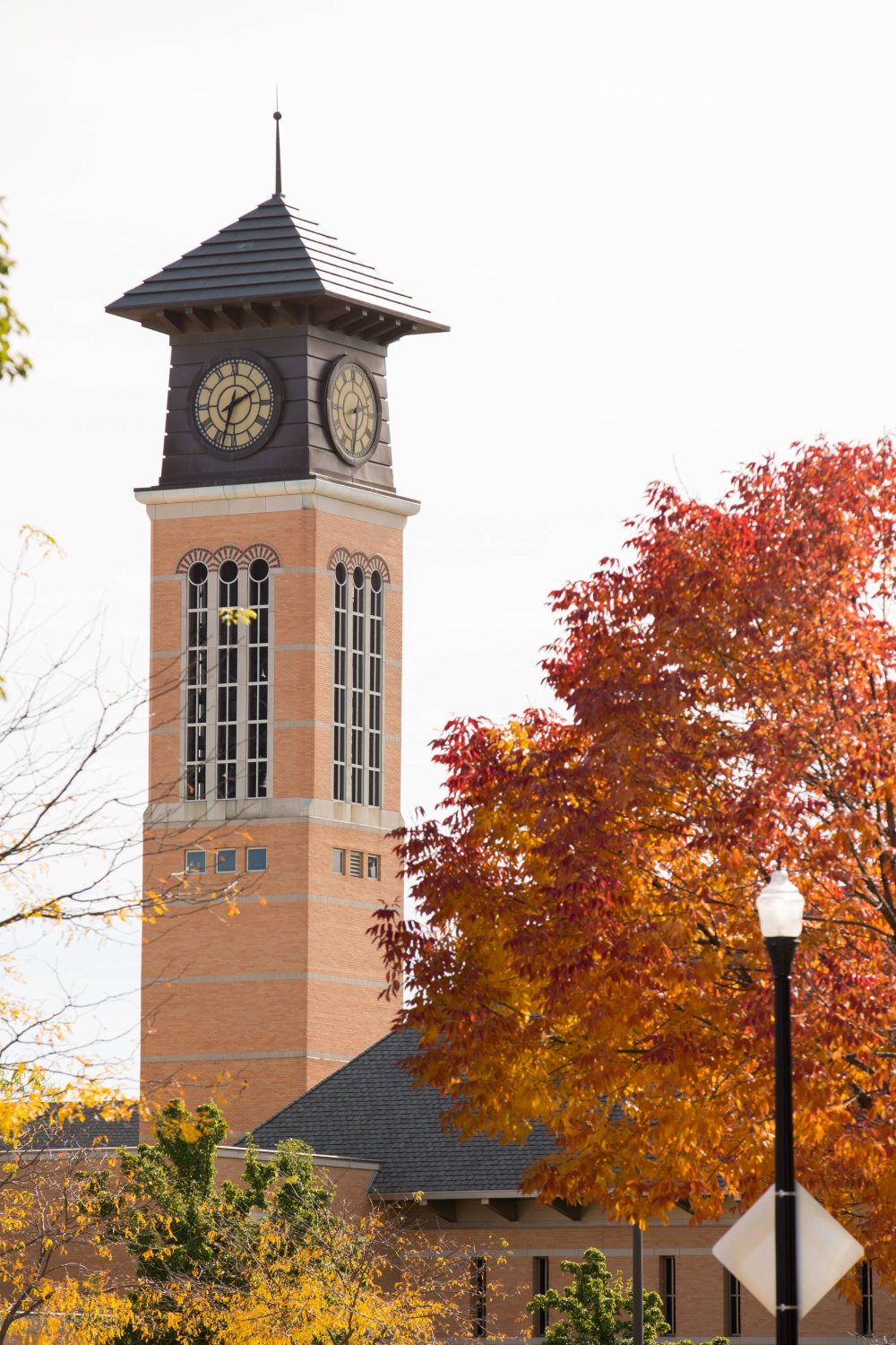 Pew campus clock tower