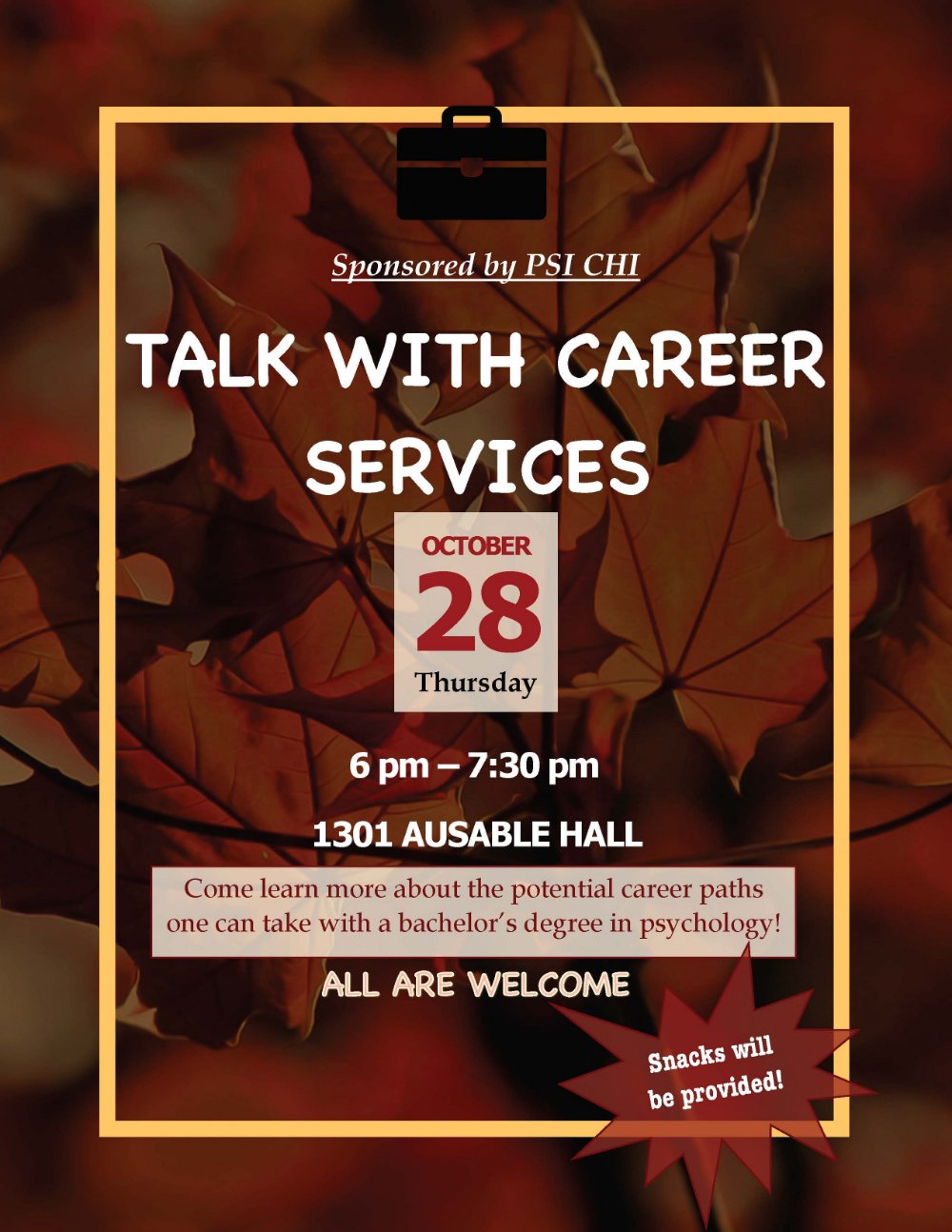 Talk with Career Services