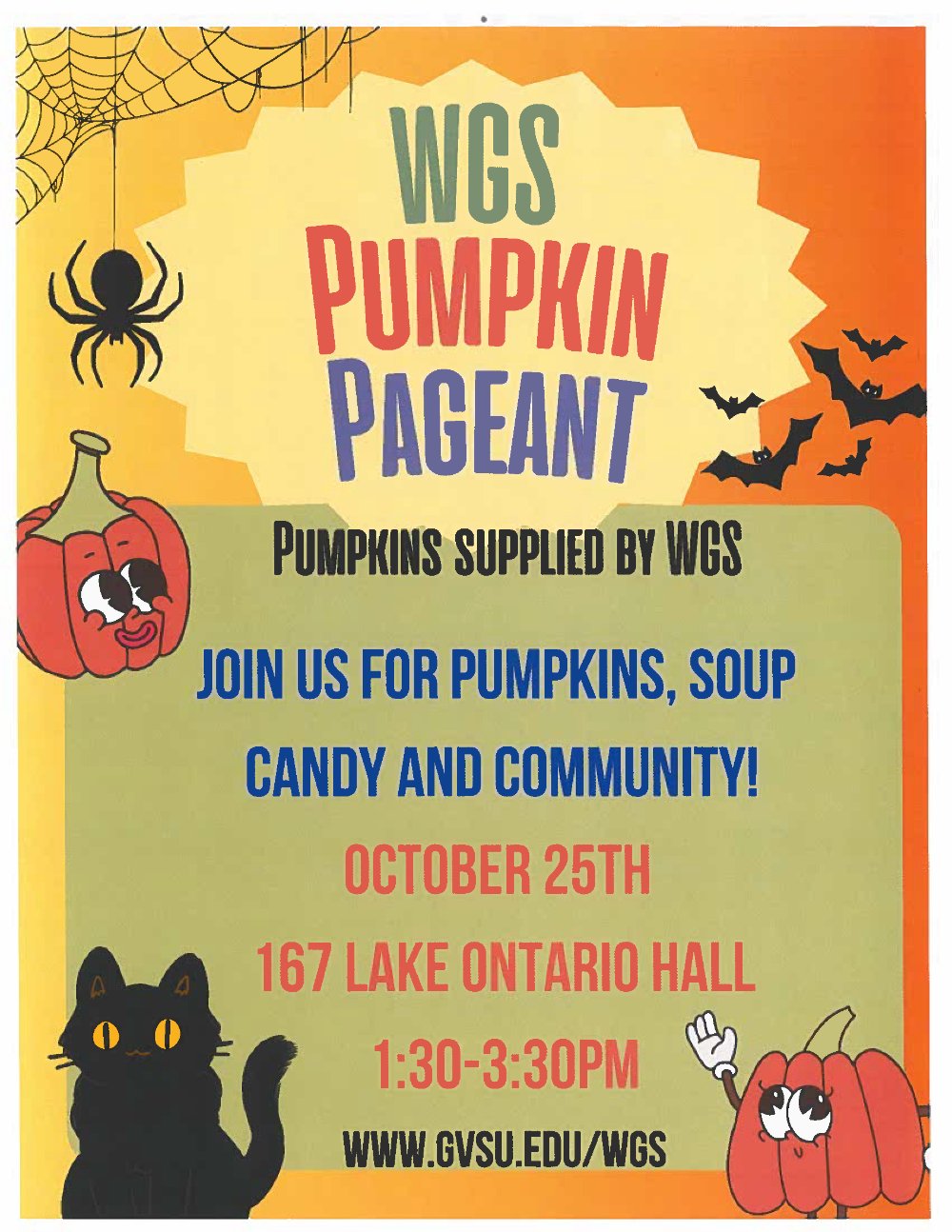 flyer for pumpkin pageant