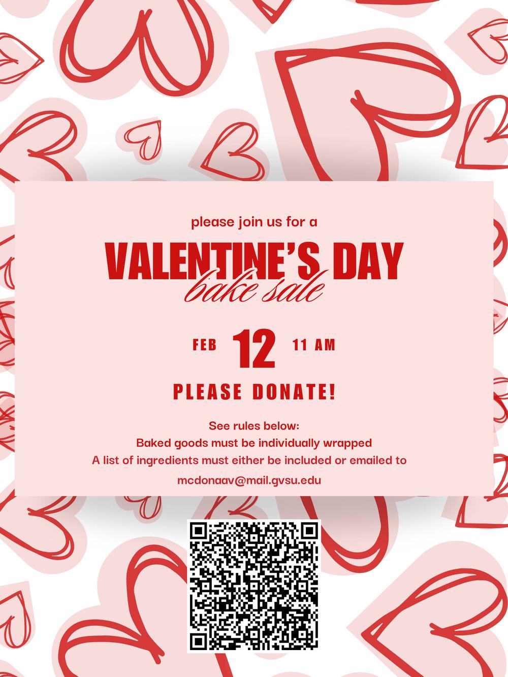 Laker Vets Valentine's Day Bake Sale