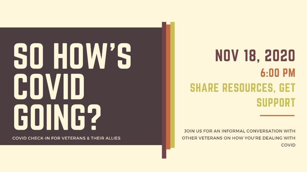 Veterans Network COVID discussion