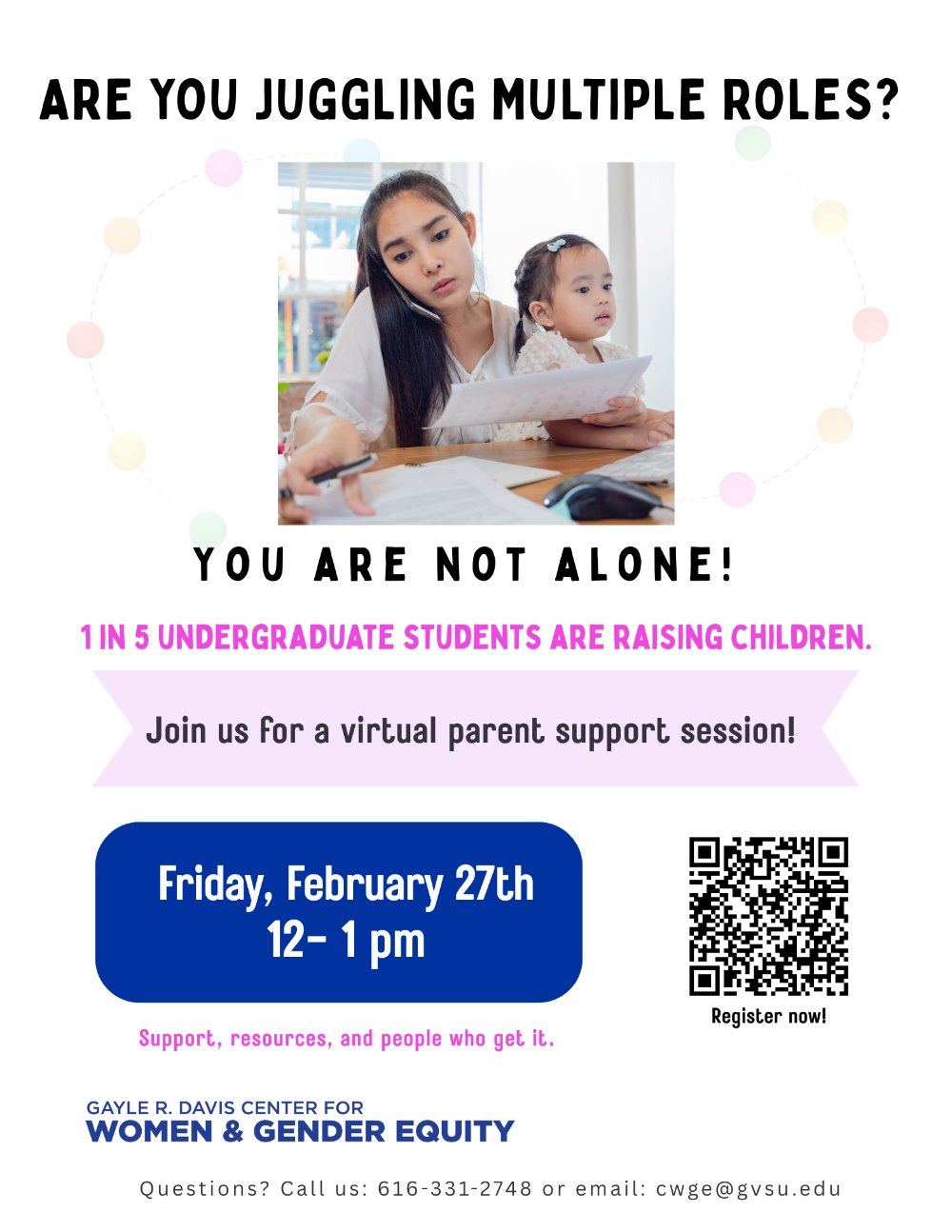 Flyer with decorative images