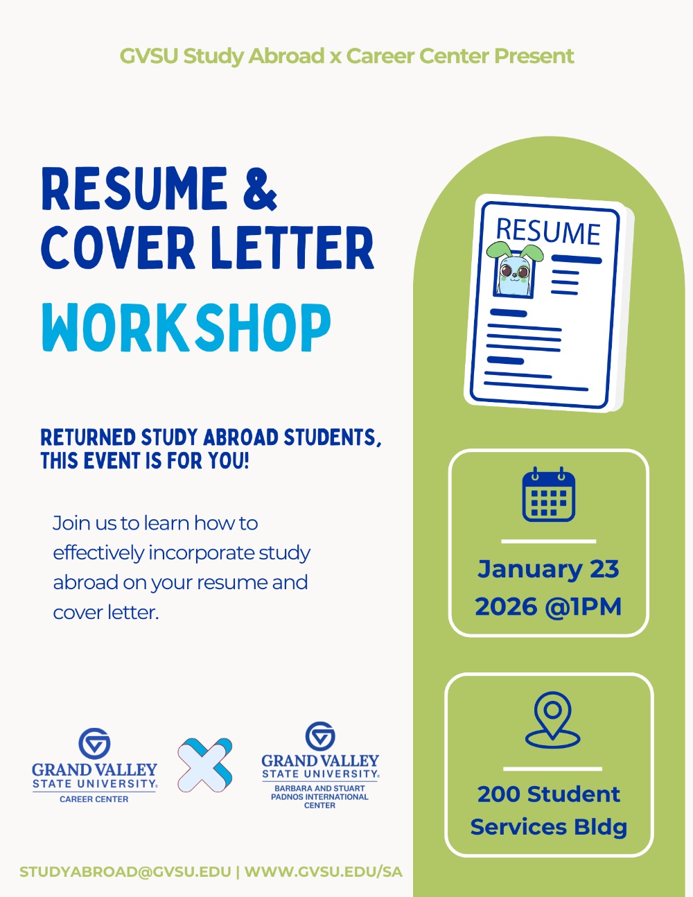 Resume and Cover Letter Workshop