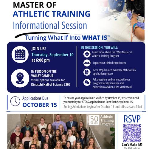 Master of Athletic Training Informational Session