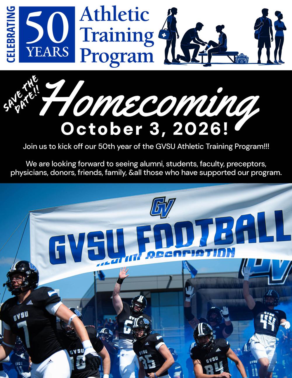 Homecoming Save the Date Flyer