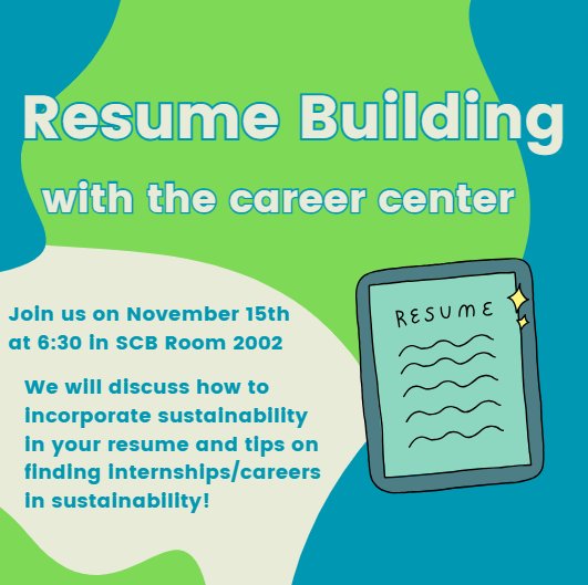 Resume Building with the career center