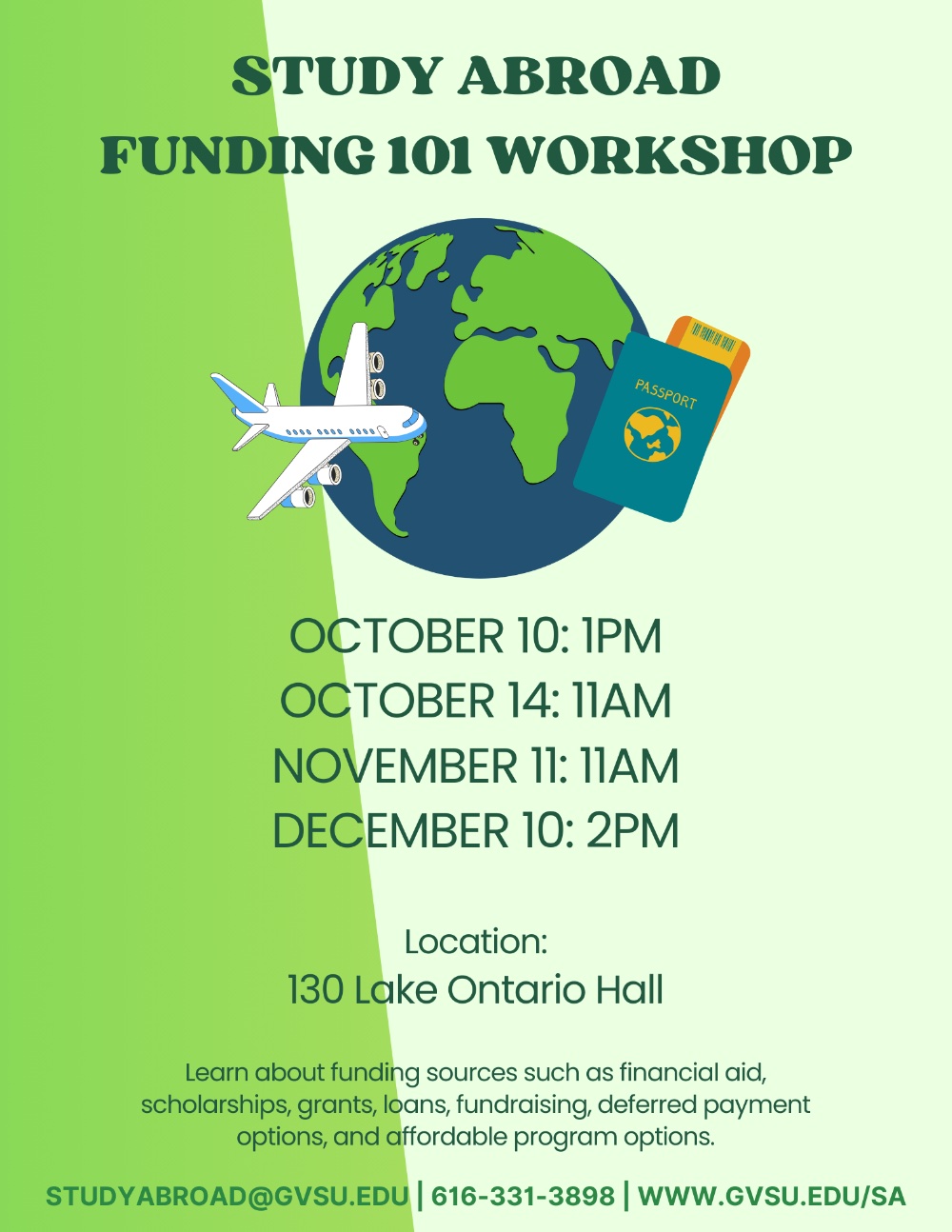 Study Abroad Funding 101 Workshop