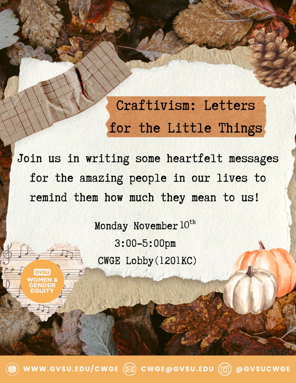 Image shows decorative poster advertising Craftivism