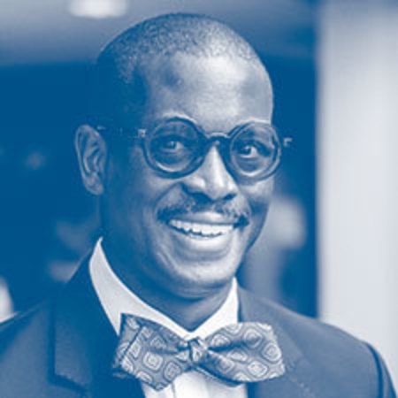 Image of Quentin Messer with blue tone filter