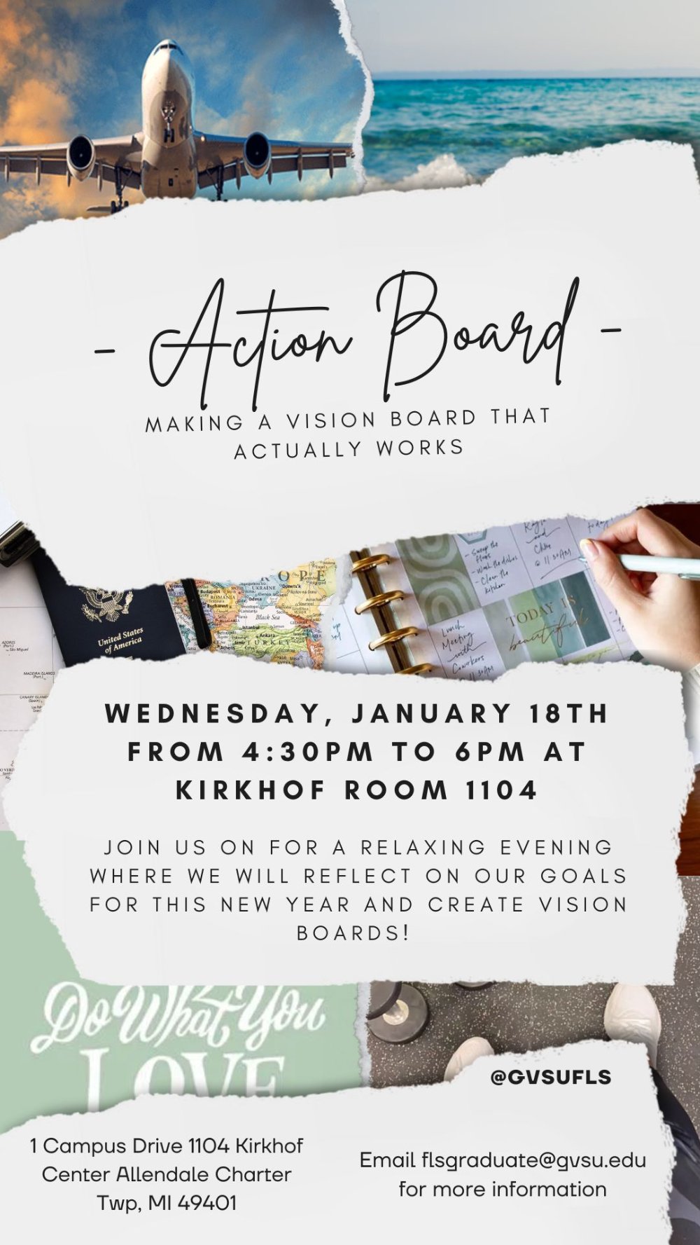 Action Board Event Flyer