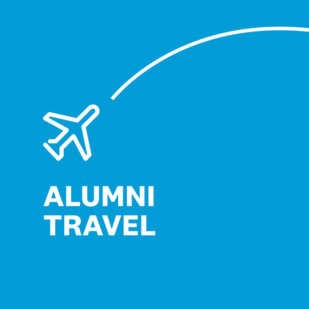 Alumni Travel airplane illustration