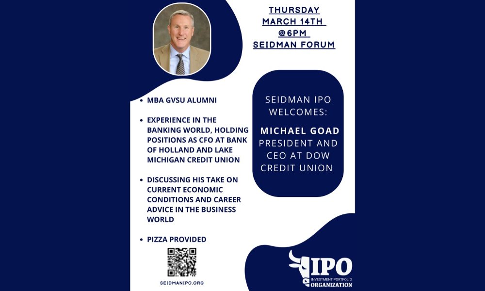 Seidman IPO Hosts Michael Goad from Dow Credit Union