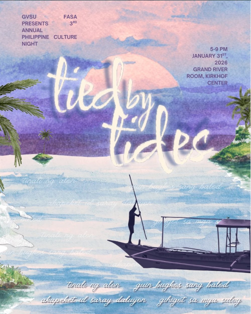 PCN Flyer, "Tied by Tides"