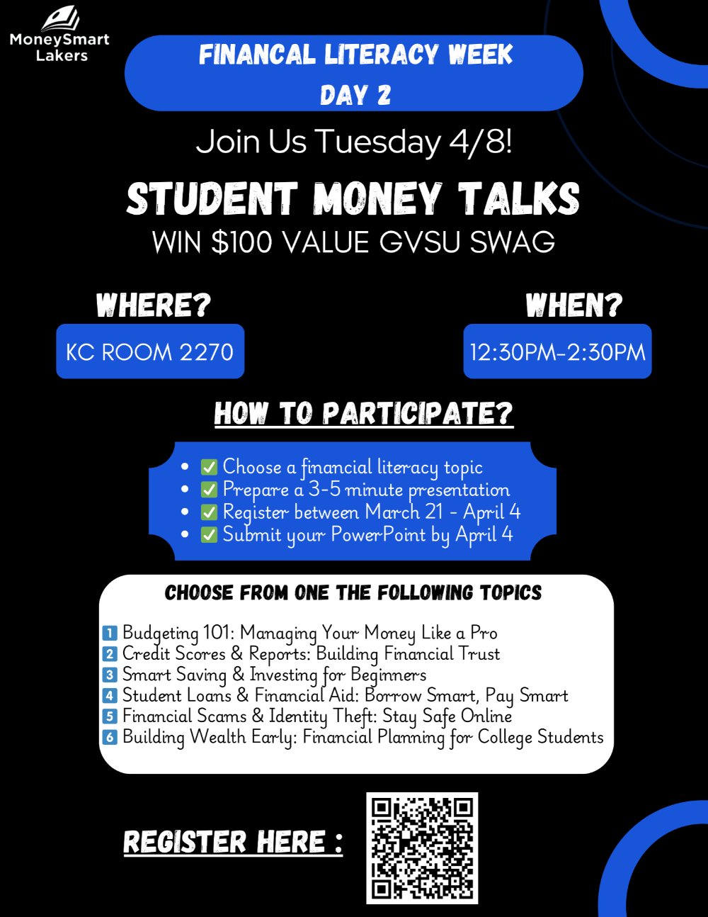 Money Smart Lakers- Financial Literacy Week 2025 DAY 2