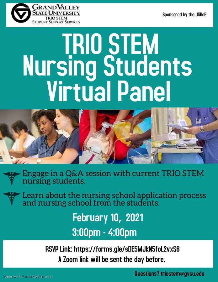 TRIO STEM Nursing Student Panel